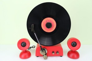 Factory <strong>Price</strong> BSCI modern vinyl record player antique <strong>turntable</strong> <strong>DJ</strong> player with External stereo speaker - Product Image 5