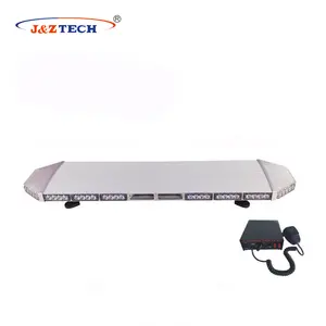 1.2 metre tam boy alüminyum muhafaza yangın uyarı acil strobe lightbar siren hoparlör ile