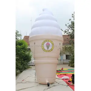 La publicidad comercial inflable modelo de alimentación decoración de cono de helado de ST1213