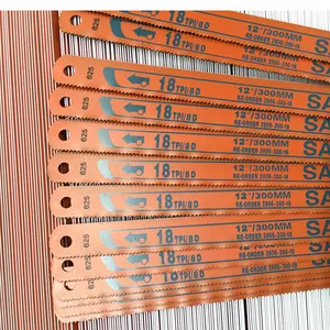 Lâminas bimetais sandflex 18t 24t, lâminas de serra para corte de metal