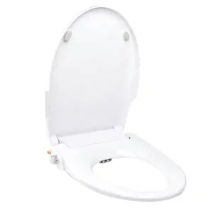 NZMAN Dual Self-cleaning Nozzle Bidet Toilet Seat,Fresh Water Bidet Toilet Seat,Non-electric Bidet Toilet Seat Attachment A5