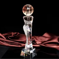 K9 Barang Terukir Bentuk Bola Kristal Dibuat Sesuai Pesanan Baru Penghargaan Trofi untuk Olahraga