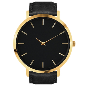 Montre en cuir à Quartz pour hommes, Logo personnalisé, marque minimaliste, <span class=keywords><strong>Promotion</strong></span> - Product Image 6