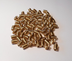 Inserts et écrou ronds en acier Dutux M4 avec finition en laiton (insert en laiton modèle) - Product Image 6