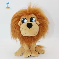 Juguete de peluche suave de León para niños, juguete de felpa suave de OEM de la fábrica de Dongguan