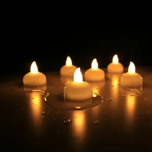 झिलमिलाहट रिमोट टाइमर एलईडी tealight मोमबत्ती की रोशनी का नेतृत्व किया