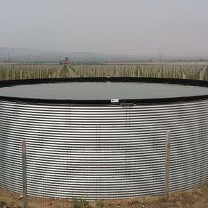 Acqua Serbatoio di Stoccaggio Zincato A Caldo Acciaio Inox 20000 Litro 300000 Litro 50000 Litro per la Vendita Produzione di Acqua Dolce 5 Set di Imballaggio cintura - Product Image 3