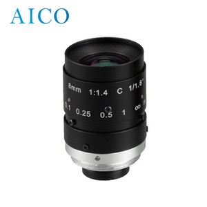 8.0mm 1/1.8 "1:1.4 manuel Iris 5mp odak uzaklığı <span class=keywords><strong>8mm</strong></span> c-mount endüstriyel Fa görüş Cctv Lente <span class=keywords><strong>Lens</strong></span> makine sistemi kamera için - Product Image 1