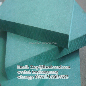 Tấm Mdf Chống Thấm Nước Mật Độ Cao 780Kg/M3/Tấm Mdf Hmr Màu Xanh Lá Cây - Product Image 5