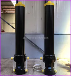 single/double acting telescopic Hyva FC Type 5 Stage Hydraulic Cylinder For Dump Truck landing platform trucks vehicles