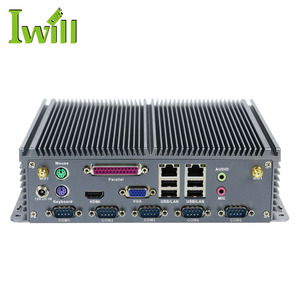IWILL IBOX-<span class=keywords><strong>206</strong></span> fanless mini-itx carte mère PC industriel avec port LPT - Product Image 4