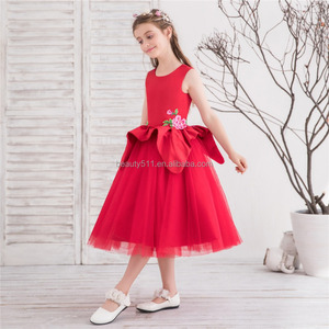 Brillante elegante princesa flor niña comunión estilo niños <span class=keywords><strong>vestido</strong></span> <span class=keywords><strong>para</strong></span> niñas vestidos <span class=keywords><strong>de</strong></span> flores niña f020 - Product Image 4