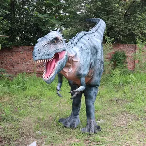 プロのリアルな恐竜トレックスコスチューム