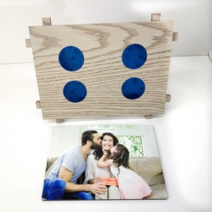 Chất Lượng Cao Nam Châm Sáng Tạo Nổi Khung Ảnh Bằng Gỗ Trang Trí Nội Thất Cho Thuốc Nhuộm Thăng Hoa - Product Image 3