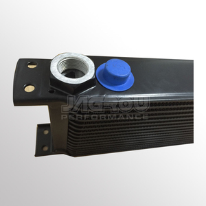 16 ROW <span class=keywords><strong>AN</strong></span>-10AN Universal Aluminium Motor Getriebeölkühler schwarze - Product Image 2