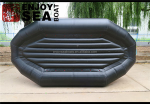 Bateaux de rafting gonflables 6-8 <span class=keywords><strong>personnes</strong></span> AR-410 orange et gris clair à vendre - Product Image 6