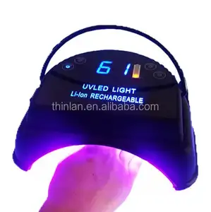 Cina più venduto prodotti di alta qualità 30 k 60 w chiodo ha condotto la lampada asciugacapelli 64 w ad alta potenza 60 watt ibelieve gel uv led cordless nail lampada