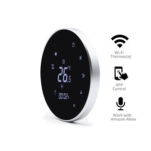 Unidad de Ventilador de 4 Tubos, 24V, Salida Modulante 0-10V, Termostato de <span class=keywords><strong>Aire</strong></span> <span class=keywords><strong>Acondicionado</strong></span> para Habitaciones con Control <span class=keywords><strong>Wifi</strong></span> - Product Image 2