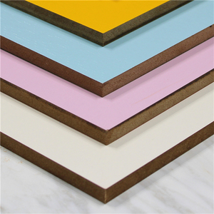 Chất lượng tốt trang trí sử dụng rắn màu gỗ hạt 18 mét melamine <span class=keywords><strong>mdf</strong></span> - Product Image 2