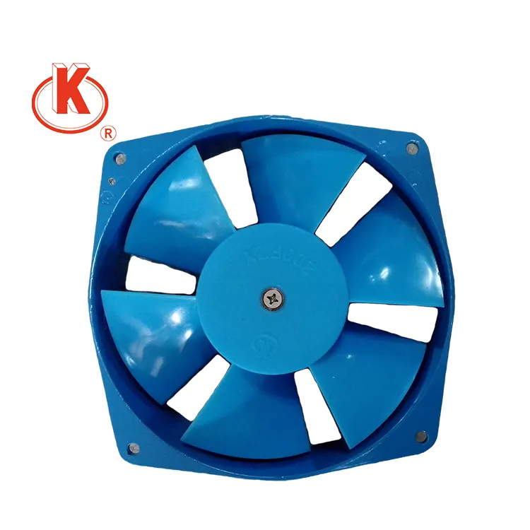 Ventilateur coaxial pour échappement, 380V, 150mm, courant alternatif, faible bruit