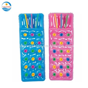 Lilo gonfiabile di galleggiamento dello stagno di Lilo del materasso di galleggiante adulto su ordinazione della zattera dell'acqua del PVC di 18 tasche - Product Image 1