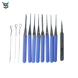Lishi outils de serrurier professionnels, usine chinoise, poignée bleue, outils d'extraction de clés cassées, YS500170 - Product Image 2