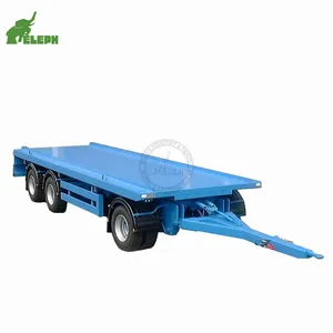 High quality flatbed full trailer for walking tractors for sale