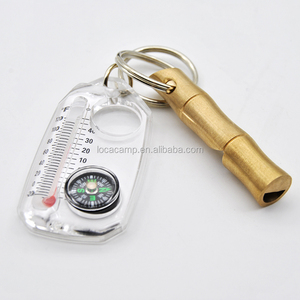 Khẩn Cấp Di Động Khuyến Mãi Quà Tặng La Bàn Keychain Với Nhiệt Kế Kính Lúp Con Trỏ Thiết Kế Không Thấm Nước - Product Image 3