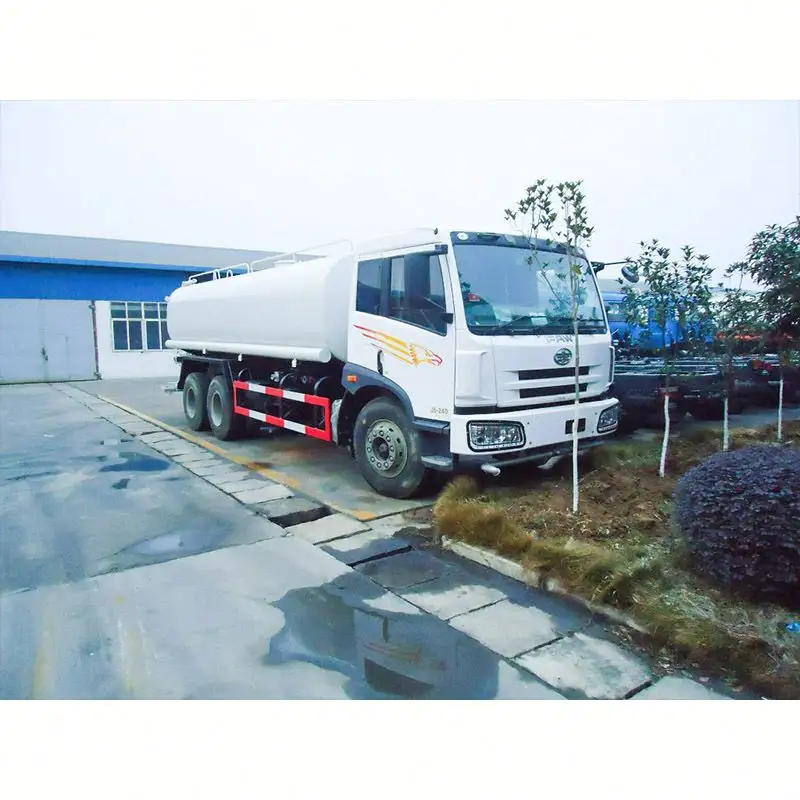 FAW camion del serbatoio di acqua, acqua carrier camion,