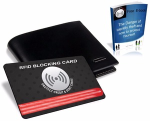 RFID Chặn Thẻ Bằng Cách Bảo Vệ Tín Dụng Và Thẻ Ghi Nợ Với RFID Chip Từ Trộm Danh Tính, Bộ Lấy Và Hacker - Product Image 1