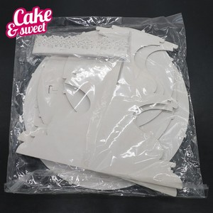 Hot Sale weiße runde Blume Spitze Zylinder Einweg Sweet Shop Papier hält Kuchen <span class=keywords><strong>Display</strong></span> <span class=keywords><strong>3</strong></span> <span class=keywords><strong>Tier</strong></span> Cupcake <span class=keywords><strong>Stand</strong></span>