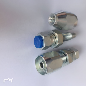 Nữ 74 độ Cone Seat Reusable thủy lực Hose phụ kiện SAE 100 R2 R5 jic chủ đề ống thủy lực lắp ống - Product Image 5