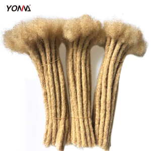 Tóc Yonna 100% Tóc Người Khóa Tóc Dreadlocks Handmade Phần Mở Rộng Tóc Móc Bện 0.8Cm - Product Image 5