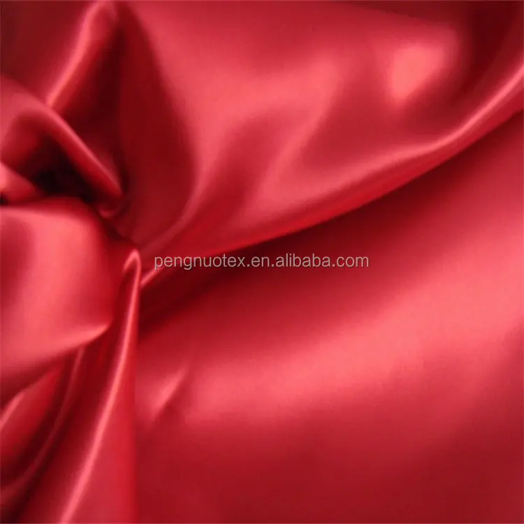100% Polyester Thick Satin Cheap Spandex Satin Fabric
