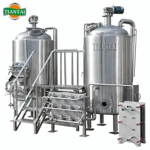 Equipamento de cervejaria elétrica, equipamento de aquecimento e resfriamento para artesanato, 300l 3hl sus304