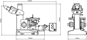 Haut de gamme À l'envers Métallurgique Microscope <span class=keywords><strong>Biologique</strong></span> pour laboratoire d'analyse - Product Image 3