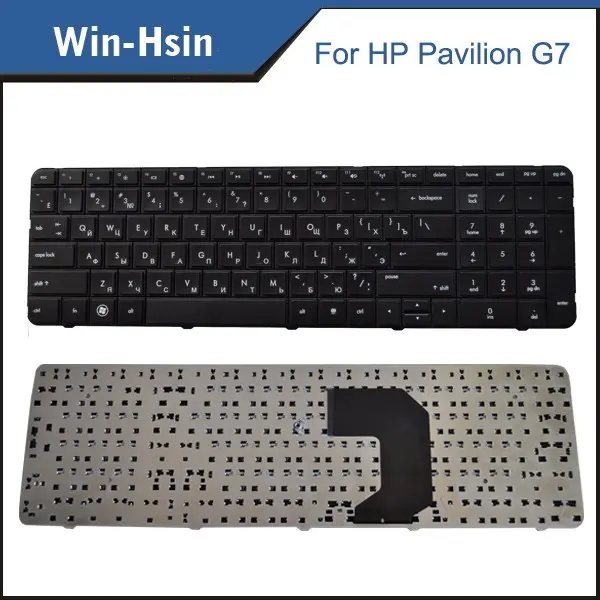 لوحة مفاتيح الكمبيوتر المحمول لوحة المفاتيح لhp g7 صورة تخطيط ru