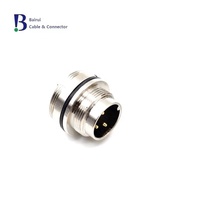 Connecteur DIN M16 circulaire mâle à 5 broches, montage sur câble, étanche IP67, contacts en laiton plaqué or, 6A 250V AC/DC, automatisation industrielle