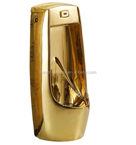 Luxury Man Thiết Bị Vệ Sinh Nước Tiểu Vàng Gốm Tự Động Xả Nước Tiểu Sàn Vàng Với Cảm Biến - Product Image 3