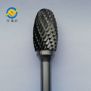 Chất lượng bán buôn Vonfram cacbua mũi khoan và vonfram quay tập tin bộ phận công cụ cắt đôi nhôm cắt - Product Image 3