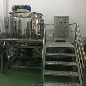 1T-2T mezclador homogeneizador de emulsión en vacío para jabón líquido, detergente, crema para manos, línea de producción de máq