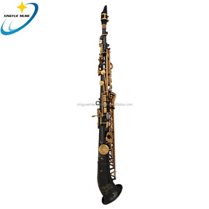 블랙 니켈 바디 골드 래커 키 커브 벨 색소폰 - Product Image 1