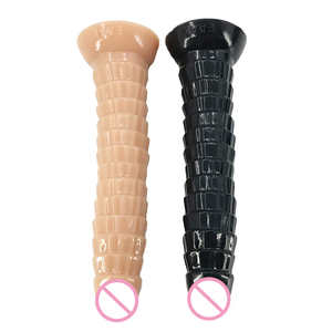 FAAK 29cm 10.59\" 4.7cm Enorme Giocattolo Anale in Silicone Realistico Plug Anale Flessibile a Forma di Pagoda Grande Dildo per Donne e Uomini - Product Image 4