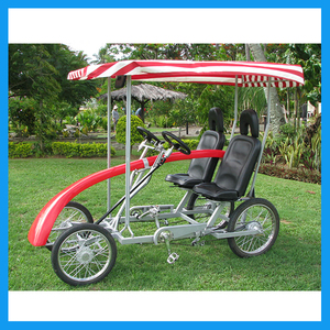 Leisure <span class=keywords><strong>Tandam</strong></span> adult Surrey bike bicycle pedal car 4 person images - Product Image 6