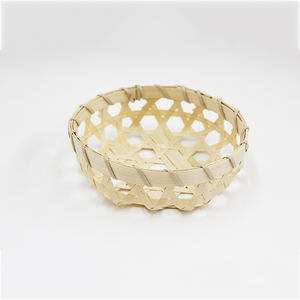 Modern Eco-Friendly Bamboo <strong>Basket</strong> Woven Hand Made <strong>Square</strong> Storage <strong>Basket</strong> for Home - Product Image 4
