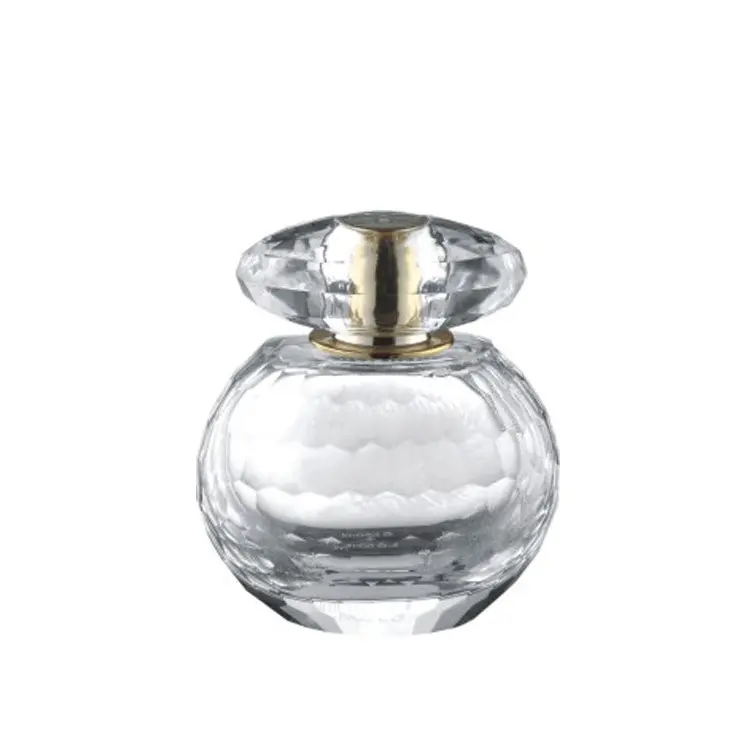 新しいデザイン60ml球根形状パーソナライズされた香水瓶クリスタルユニークな香水ガラス瓶中国のサプライヤー