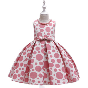 2019 vendita calda nuovo stile moda formale volant partito principessa bambini fiore ragazza vestito per ragazza 2-10 <span class=keywords><strong>1</strong></span> 6 anni bambino - Product Image 1