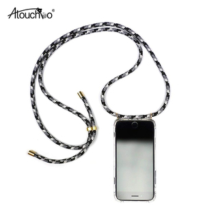 Pour <span class=keywords><strong>iPhone</strong></span> Xs Max Femmes Handykette Bandoulière Élégant Collier Étui de Téléphone <span class=keywords><strong>avec</strong></span> Longue Sangle Anti-Goutte TPU - Product Image 1