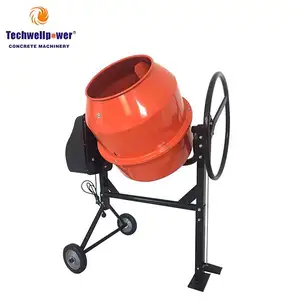 Electric drum concrete <strong>mixer</strong> 100l 120l 140l 160l 180l 200l <strong>220l</strong> portable small Techwellpower - Product Image 1