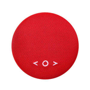 Mejor calidad de sonido inalámbrico Mesa Redonda de diente azul con imbécil portátil redondo Mini altavoz con montaje magnético - Product Image 1